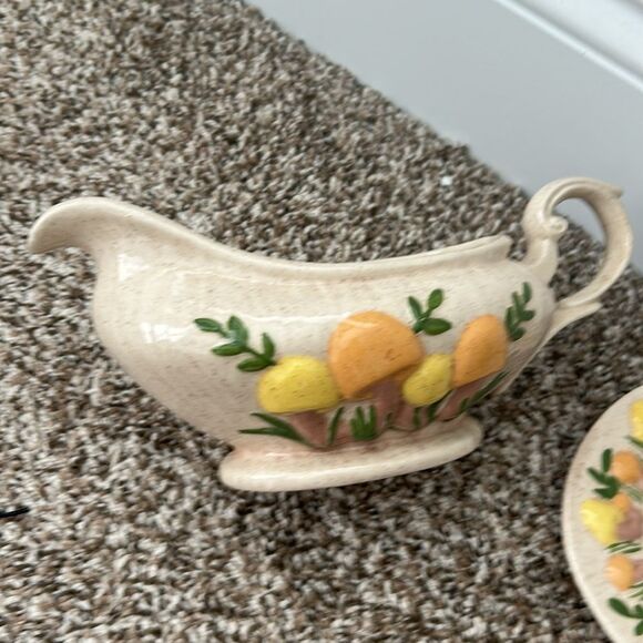 Vintage 1970s Arnels Mushroom Gravy Boat - Picture 7 of 9